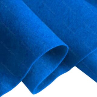 Tela Fieltro, Paño Lency, Pliego de 50 x 70 cm - Azul