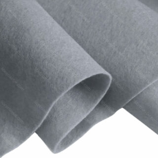 Tela Fieltro, Paño Lency, Pliego de 50 x 70 cm - Gris