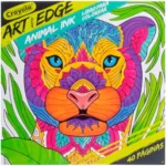 Libro para Colorear, de 40 Páginas, Crayola, Art with Edge, Animal Ink