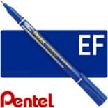 Marcador Permanente, Punta Extra Fina, Pentel NF450 - Azul
