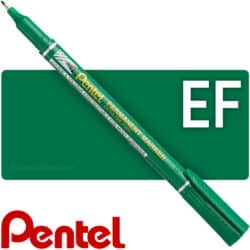 Marcador Permanente, Punta Extra Fina, Pentel NF450 - Verde
