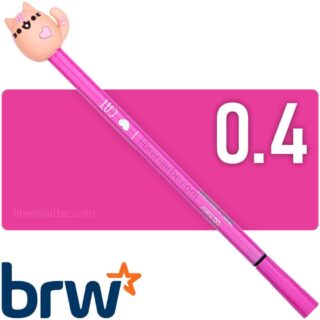 Micropunta de 0.4 mm, BRW Best Friend Love Cat - Fucsia
