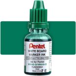 Tinta para Marcadores de Agua Recargables Pentel MW45-D y MW46-D, Bote de 15 ml - Verde