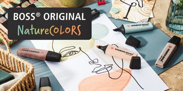 Resaltadores STABILO BOSS Nature COLORS IRBE Cochabamba Bolivia Librería IRBE Cochabamba Bolivia