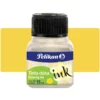 Tinta China para Dibujo y Caligrafía, Pelikan, Frasco de 15 ml, Amarillo