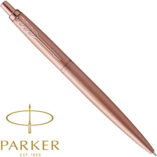 Bolígrafo Parker Jotter XL, de Acero Inoxidable, con Acabado Oro Rosa Monocromático, Punta Media