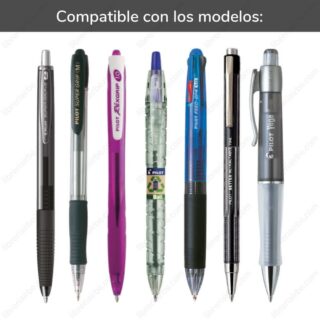 Repuesto para Boligrafos Retractiles PILOT Punta Fina de 0.7 mm Modelos Librería IRBE Cochabamba Bolivia