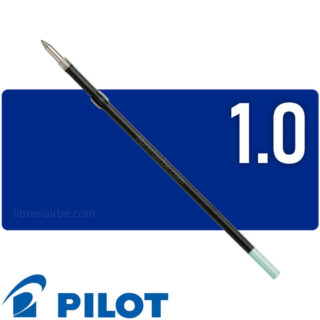Repuesto para Bolígrafos Retráctiles PILOT, Punta Media de 1.0 mm - Azul