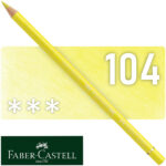 Lápiz de Color para Artistas Faber-Castell Polychromos - 104 - Amarillo Claro Transparente