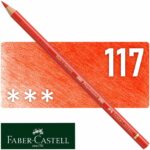 Lápiz de Color para Artistas Faber-Castell Polychromos - 117 - Rojo de Cadmio Oscuro