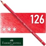 Lápiz de Color para Artistas Faber-Castell Polychromos - 126 - Carmin Permanente