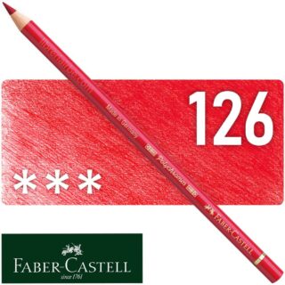Lápiz de Color para Artistas Faber-Castell Polychromos - 126 - Carmin Permanente
