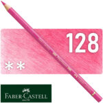 Lápiz de Color para Artistas Faber-Castell Polychromos - 128 - Rosa Púrpura Claro