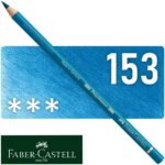 Lápiz de Color para Artistas Faber-Castell Polychromos - 153 - Turquesa de Cobalto