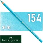 Lápiz de Color para Artistas Faber-Castell Polychromos - 154 - Turquesa de Cobalto Claro