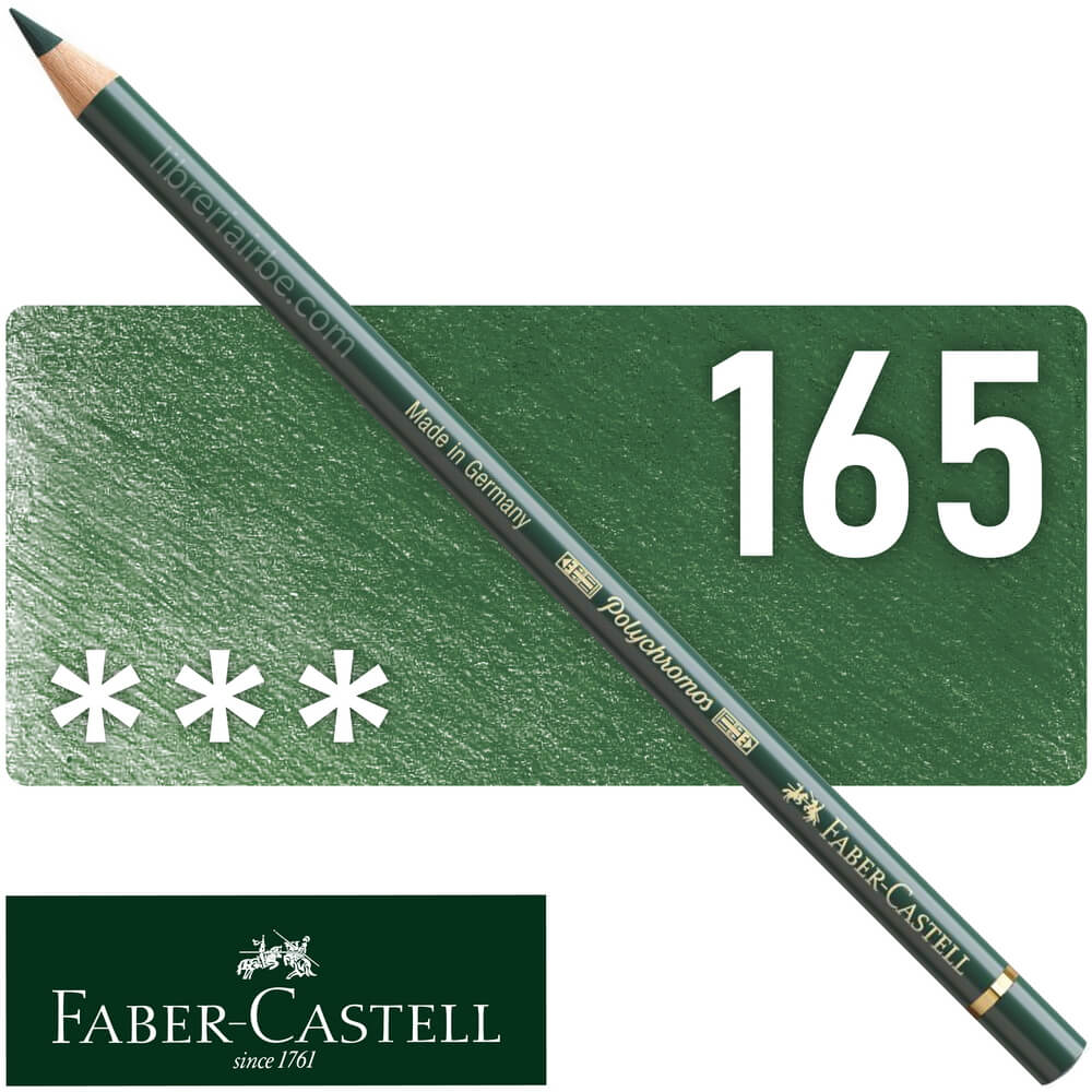 Lápiz de Color para Artistas Faber-Castell Polychromos - 165 - Verde Enebro
