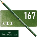 Lápiz de Color para Artistas Faber-Castell Polychromos - 167 - Verde Permanente de Oliva