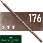 Lápiz de Color para Artistas Faber-Castell Polychromos - 176 - Marrón Van Dyck