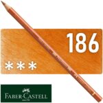 Lápiz de Color para Artistas Faber-Castell Polychromos - 186 - Terracota