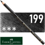 Lápiz de Color para Artistas Faber-Castell Polychromos - 199 - Negro