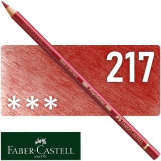 Lápiz de Color para Artistas Faber-Castell Polychromos - 217 - Rojo de Cadmio Medio