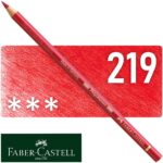 Lápiz de Color para Artistas Faber-Castell Polychromos - 219 - Rojo Escarlata Oscuro