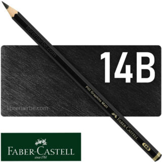 Lápiz de Grafito Mate para Dibujo, Faber-Castell Pitt Graphite Matt - 14B