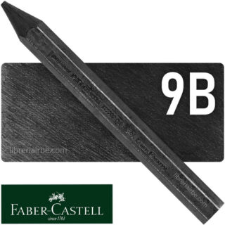 Lápiz de Grafito Puro para Dibujo, Faber-Castell Pitt Graphite Crayon - 9B