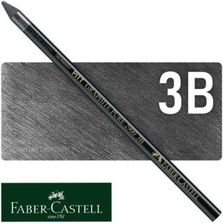 Lápiz de Grafito Puro para Dibujo, Faber-Castell Pitt Graphite Pure - 3B