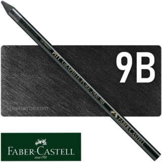 Lápiz de Grafito Puro para Dibujo, Faber-Castell Pitt Graphite Pure - 9B