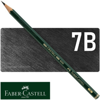 Lápiz de Grafito para Dibujo, Castell 9000, Faber-Castell - 7B