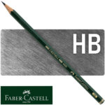 Lápiz de Grafito para Dibujo, Castell 9000, Faber-Castell - HB