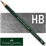 Lápiz de Grafito para Dibujo, Castell 9000, Faber-Castell, JUMBO - HB