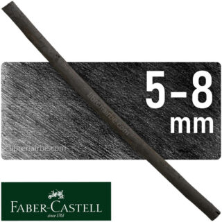 Palo de Carboncillo Natural, para Dibujo, Faber-Castell Pitt (5 - 8 mm de Diámetro)