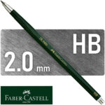 Portaminas de 2.0 mm para Dibujo Técnico, Profesional, Faber-Castell TK 9400 - HB
