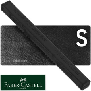 Tiza Pastel en Barra, para Artistas, Faber-Castell Pitt Crayon - Negro Tostado, Suave