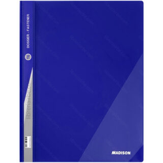 Folder de Plástico, Dossier Fastener, con Nepaco, MADISON T-6, Tamaño Carta - Azul