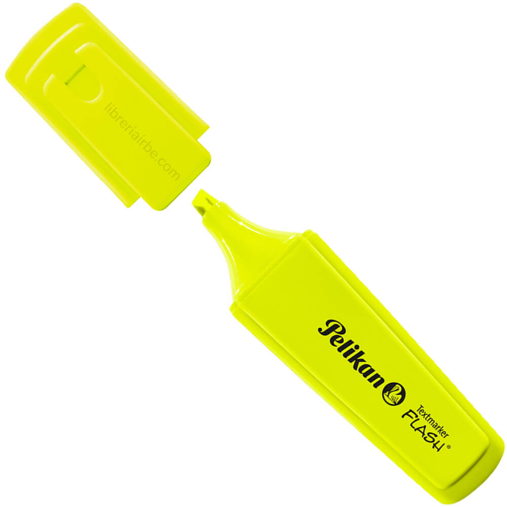 Resaltador Punta Biselada Pelikan Textmarker Flash Flúo - Amarillo
