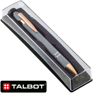 Bolígrafo Ejecutivo, Retráctil, para Pantallas Táctiles, con Estuche de Regalo, TALBOT - Gris