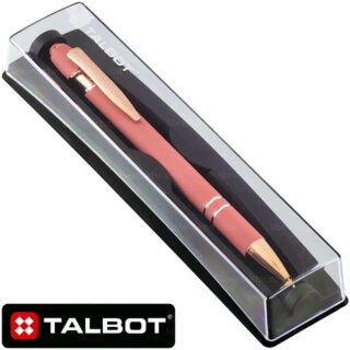Bolígrafo Ejecutivo, Retráctil, para Pantallas Táctiles, con Estuche de Regalo, TALBOT - Rosa