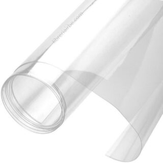 Plástico Celofán Transparente, Grueso, para Forrar Libros y Cuadernos, 1 Metro