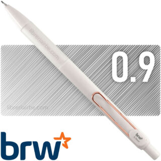 Portaminas de 0.9 mm, de Plástico Soft, BRW Soul - Blanco