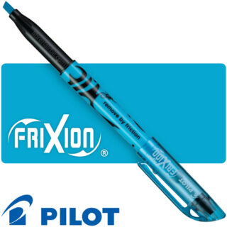 Resaltador Borrable PILOT FriXion Light, Punta Biselada - Celeste Neón