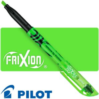 Resaltador Borrable PILOT FriXion Light, Punta Biselada - Verde Neón