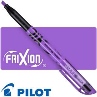Resaltador Borrable PILOT FriXion Light, Punta Biselada - Violeta Neón