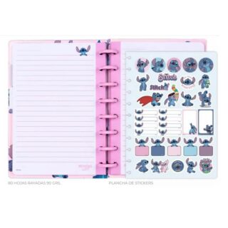 Cuaderno Inteligente Tamano A5 Sistema de Discos Mooving Loop Stitch Vista Librería IRBE Cochabamba Bolivia