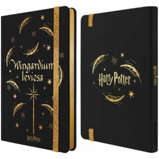 Cuaderno Tamano A5 Empastado Tapa Dura Mooving Notes Harry Potter Wingardium Reverso Librería IRBE Cochabamba Bolivia
