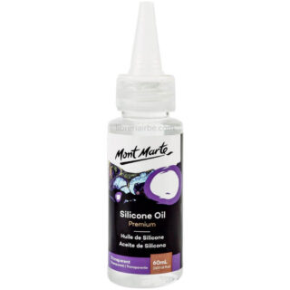 Aceite de Silicona Mont Marte Premium, Transparente, Bote de 60 ml