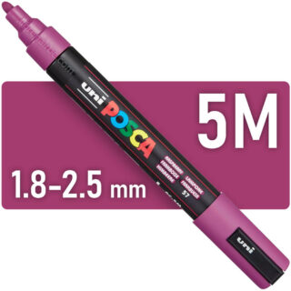 Marcador uni-POSCA PC-5M, Punta Media (1.8-2.5 mm) - Frambuesa