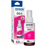 Tinta Original para Impresora EPSON 664 ecotank, Botella de 70 ml - Magenta
